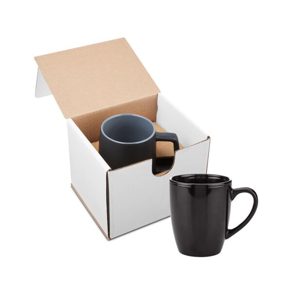 12oz Contemporary Challenger Café Ceramic Mug in Mailer Thumbnail
